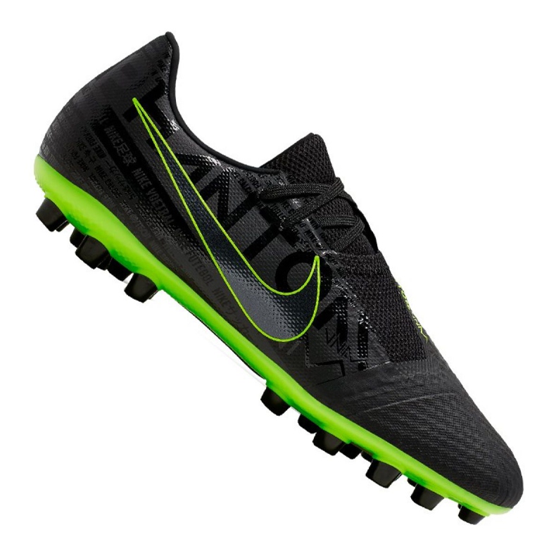 Nike Phantom Vnm Academy Ag M CK0410-007 nogometne čizme crno crno