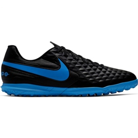 Nogometne cipele Tiempo Nike Legend 8 Club Tf M AT6109 004 crne crno crno