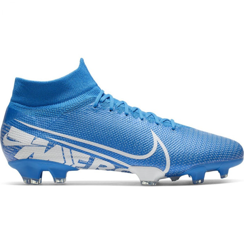 Nike Mercurial Superfly 7 Pro Fg M AT5382 414 nogometne cipele plave plava plava