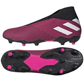 Kopačke Adidas Nemeziz 19.3 Ll Fg M EF0372 ružičasta višebojan