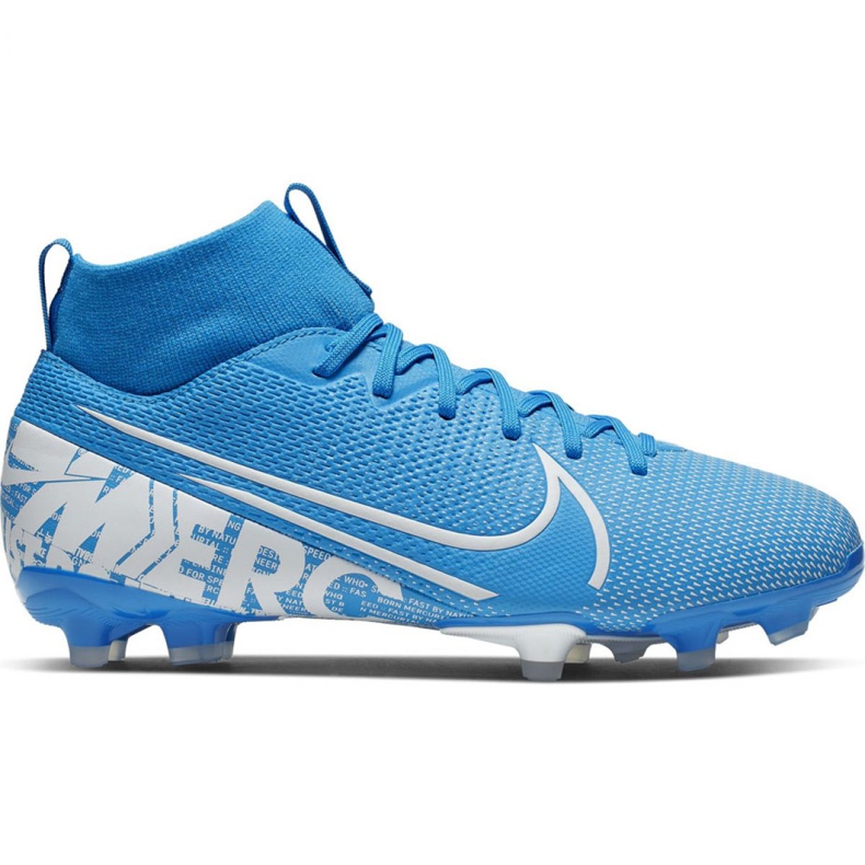 Nike Mercurial Superfly 7 Academy FG / MG Jr AT8120 414 nogometne cipele plave plava plava