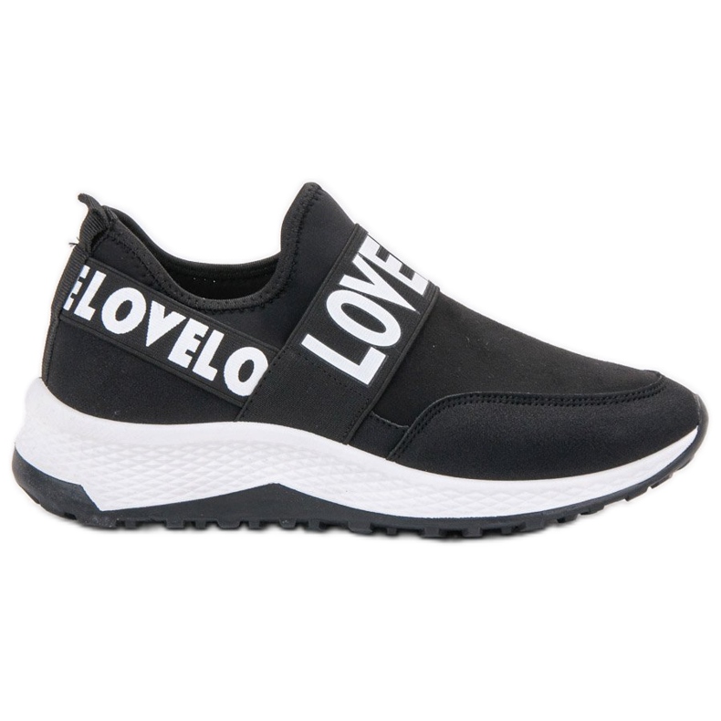 SHELOVET Klizne cipele od antilopa crno