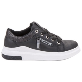 SHELOVET Modne sportske cipele crno