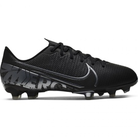 Nike Mercurial Vapor 13 Academy FG / MG Jr AT8123 001 nogometne cipele crne crna crna