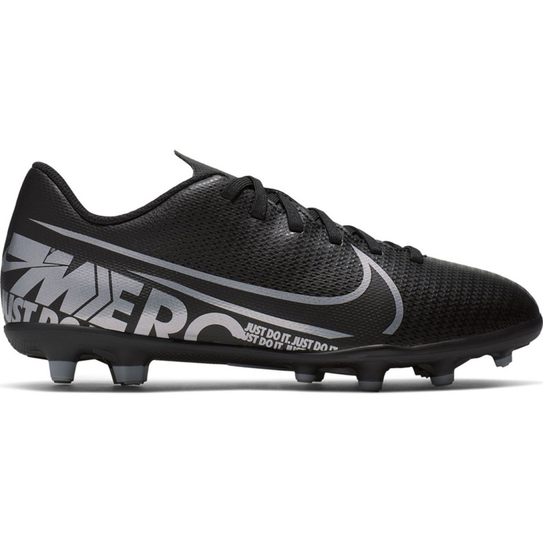 Nike Mercurial Vapor 13 Club FG / MG Jr AT8161 001 nogometne cipele crne crno crno