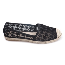Balerine Espadrilles YBS136 Crna crno