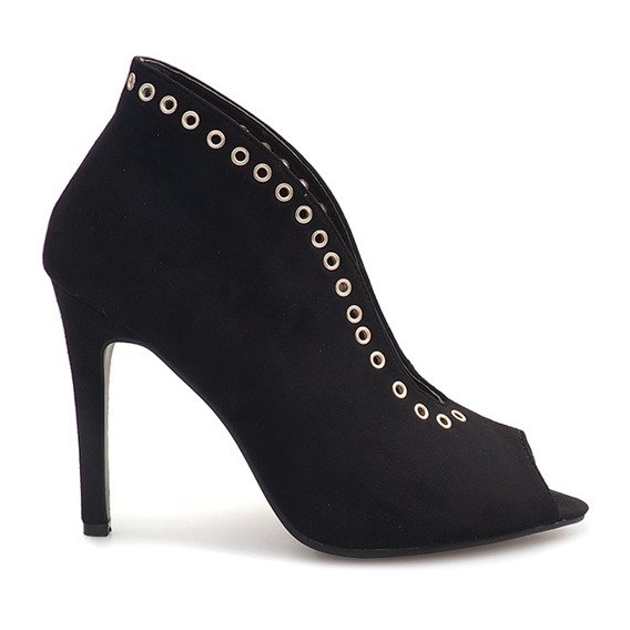 Čizme na antilop visokoj peti 1907. crna crno