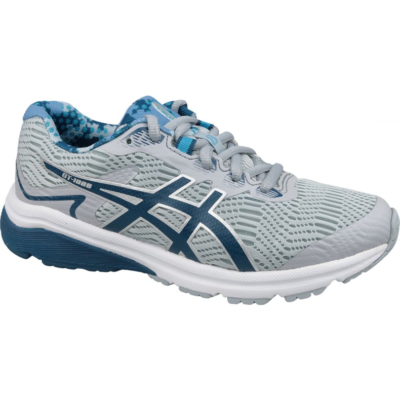 Patike za trčanje Asics GT-1000 8 Gs Jr 1014A092-020 siva raznobojna