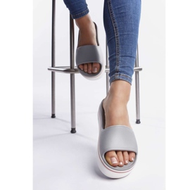 Crocs Crocband Platform Slide 04M svijetlosiva ruža