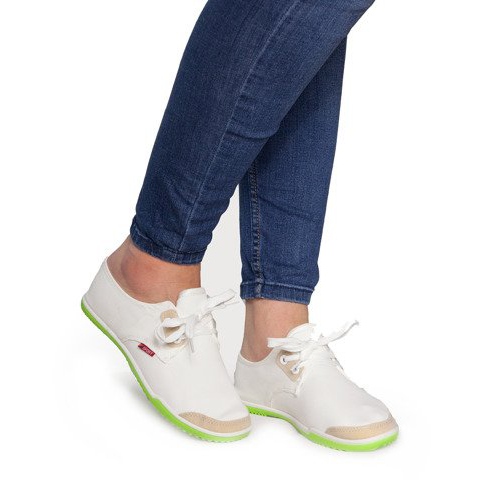 Lycra bijele tenisice na klizanje BL181 bijela