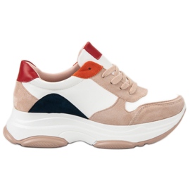 SDS Lagane tenisice smeđa višebojan