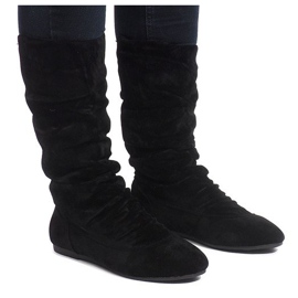 Tople čizme Jodhpur čizme 288-94 crne crno