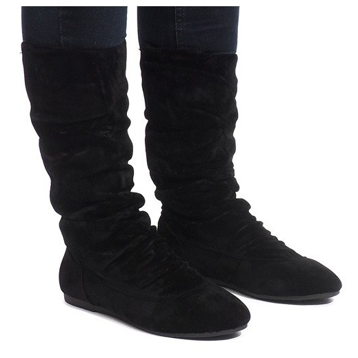 Tople čizme Jodhpur čizme 288-94 crne crno