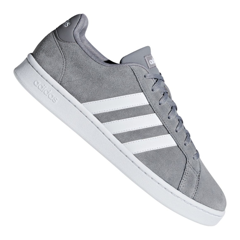 Adidas cipele Grand Court M F36412 siva