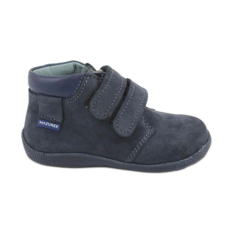 Mazurek Leather Boys Boys s čičak 341 mornarsko plava