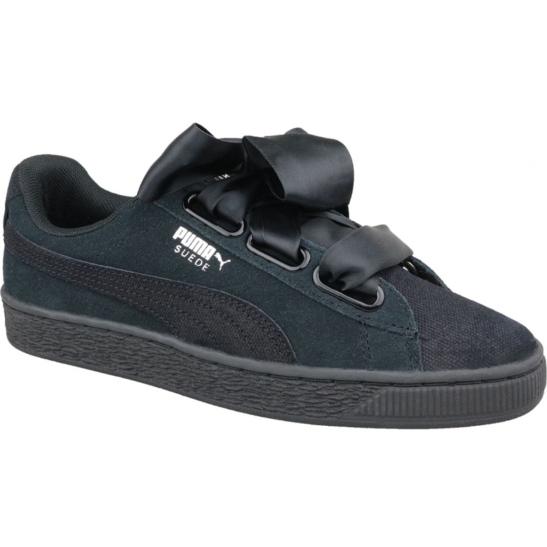 Puma suede srce šljunak W 365210-04 crno raznobojna