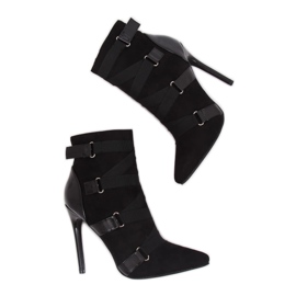 Crne čizme na iglu crne BKKX1150 Crne crna