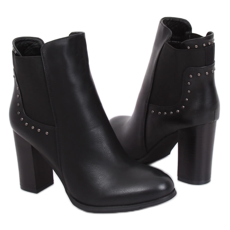 Klasične crne visoke potpetice 88097 Crna crno