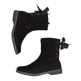 Crne ravne štikle 5696 Crne crna