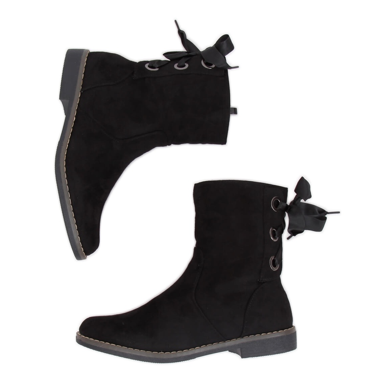 Crne ravne štikle 5696 Crne crno