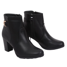 Crne čizme s visokim potpeticama F168 Crna