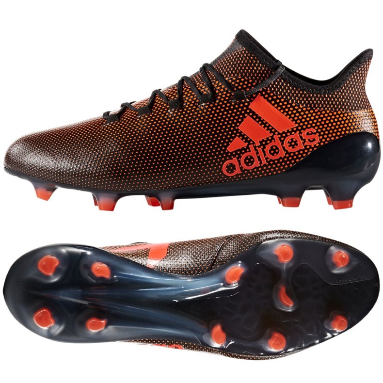 Cipele adidas X 17.1 Fg M S82288 crne i crvene raznobojna crno