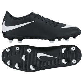 Crne nogometne cipele Nike Bravatia Ii Fg M 844436-001 crna crna