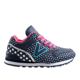 Tamnoplave sportske cipele B1573-3 tamnoplava siva