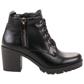 Vinceza Niske čizme na šanku crna