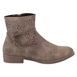 Groto Gogo Ažurne ženske čizme višebojan zelena