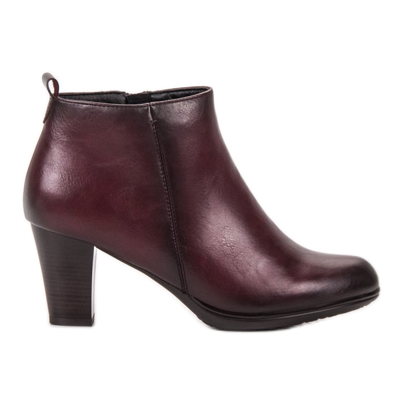 Vinceza Čizme s niskim potpeticama crvena