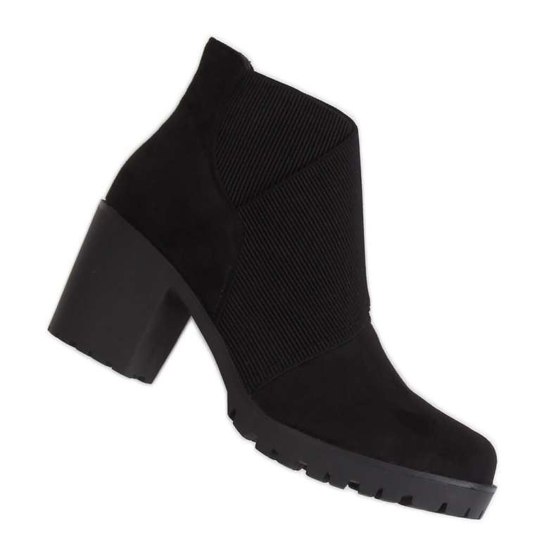 Crne čizme s visokim potpeticama BH151-KB Crne crno