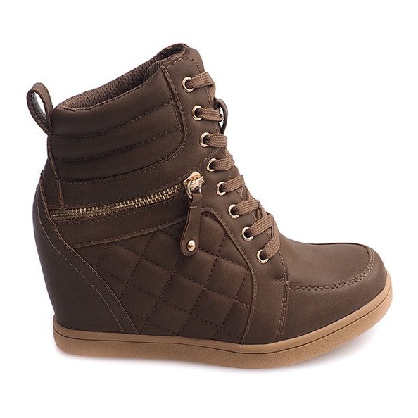 Prošivene tenisice 2030-50 Khaki zelena