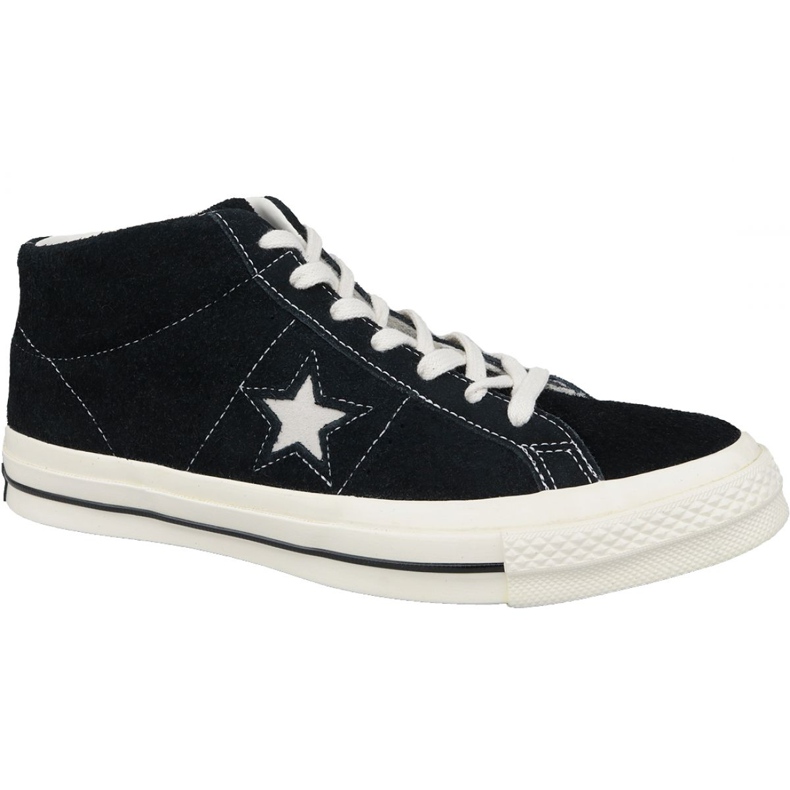 Converse cipele One Star Ox Mid Vintage Suede M 157701C crno