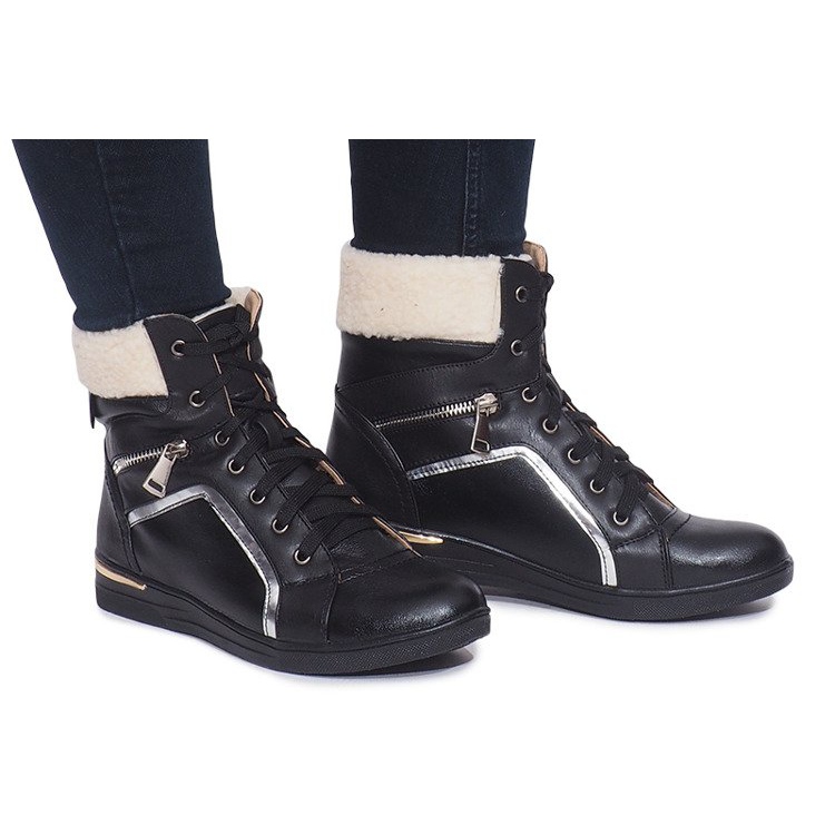 Tople tenisice RY93022-1 Crne crno