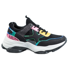 SHELOVET Modne sportske cipele crna