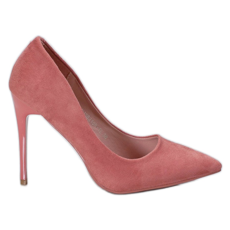 Cm Paris Štikle od antilopa ružičasta