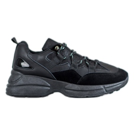 Muto Sportske cipele sa sjajem crna