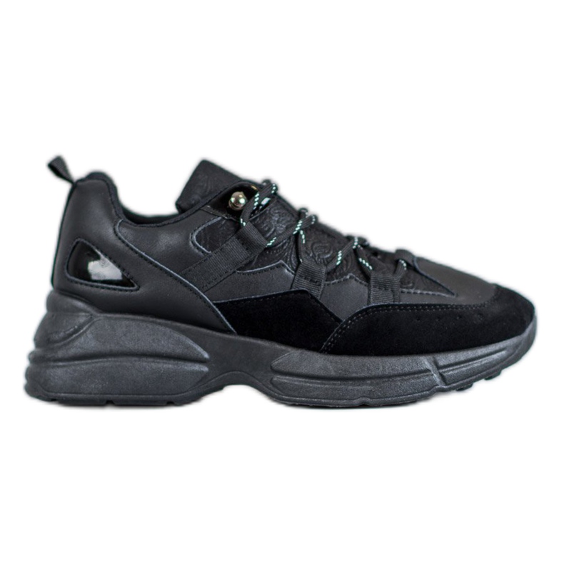 Muto Sportske cipele sa sjajem crno