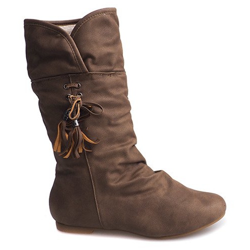 Tople čizme Saszki XQ38 Khaki čizme zelena