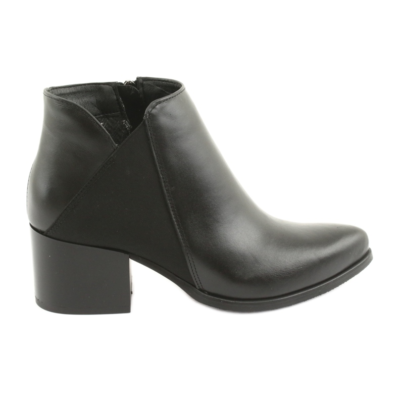 Kožne čizme s visokim potpeticama Gamis 3815 crno