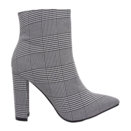 Crne čizme s visokim potpeticama NS053P Houn Dstooth crno