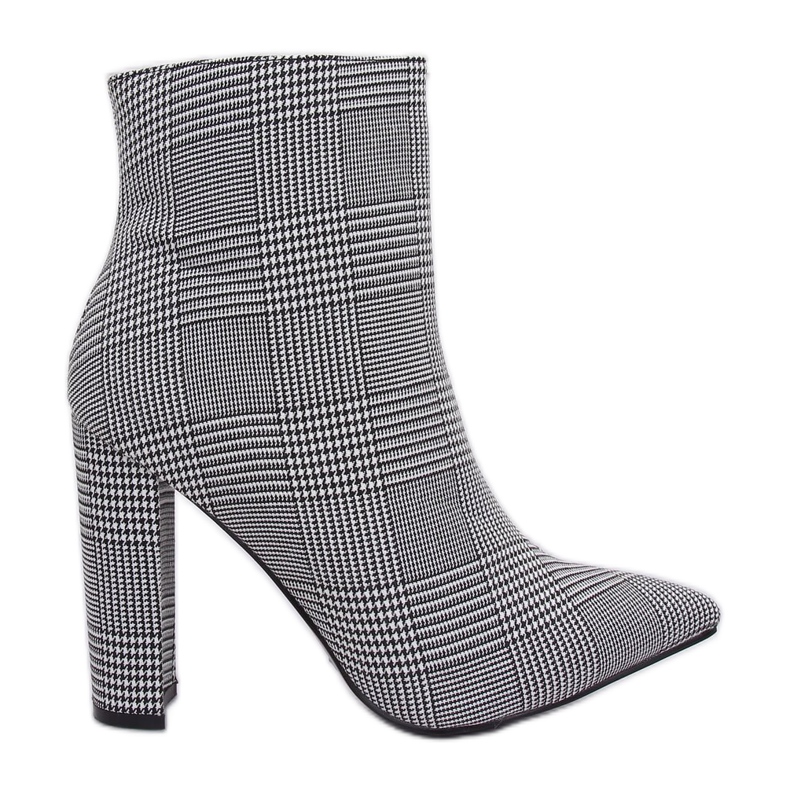 Crne čizme s visokim potpeticama NS053P Houn Dstooth crno