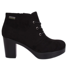 Crne cipele s visokim potpeticama 8B883 Crne crna