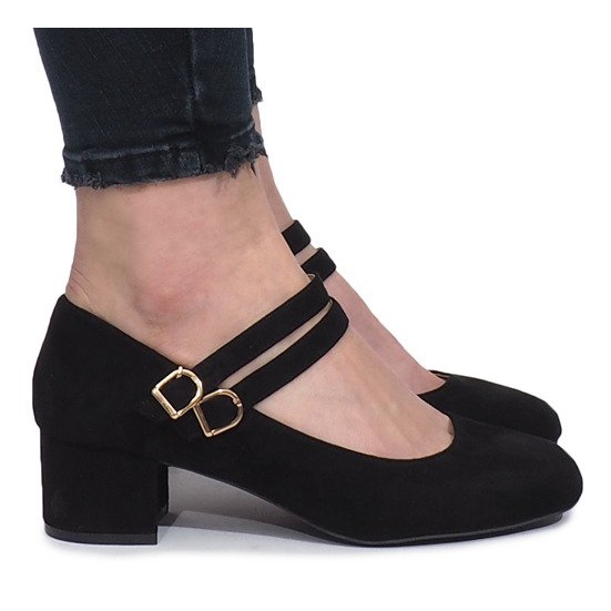 Crne pumpe na stupu Tamara crno