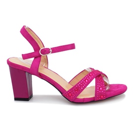 Ljubičaste sandale s visokim potpeticama tvrtke Aliento ljubičasta