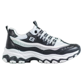 Yes Mile Tenisice sa sjajem bijela crna