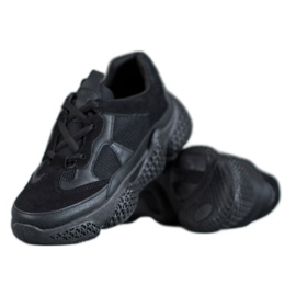 SHELOVET Ženske crne tenisice crna