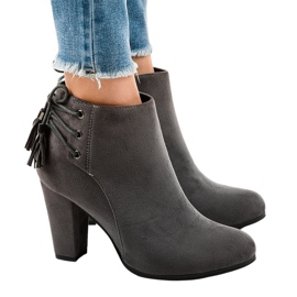 Sive antilop čizme na stupu JA75 siva