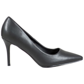 Diamantique Visoke potpetice od eko kože crno